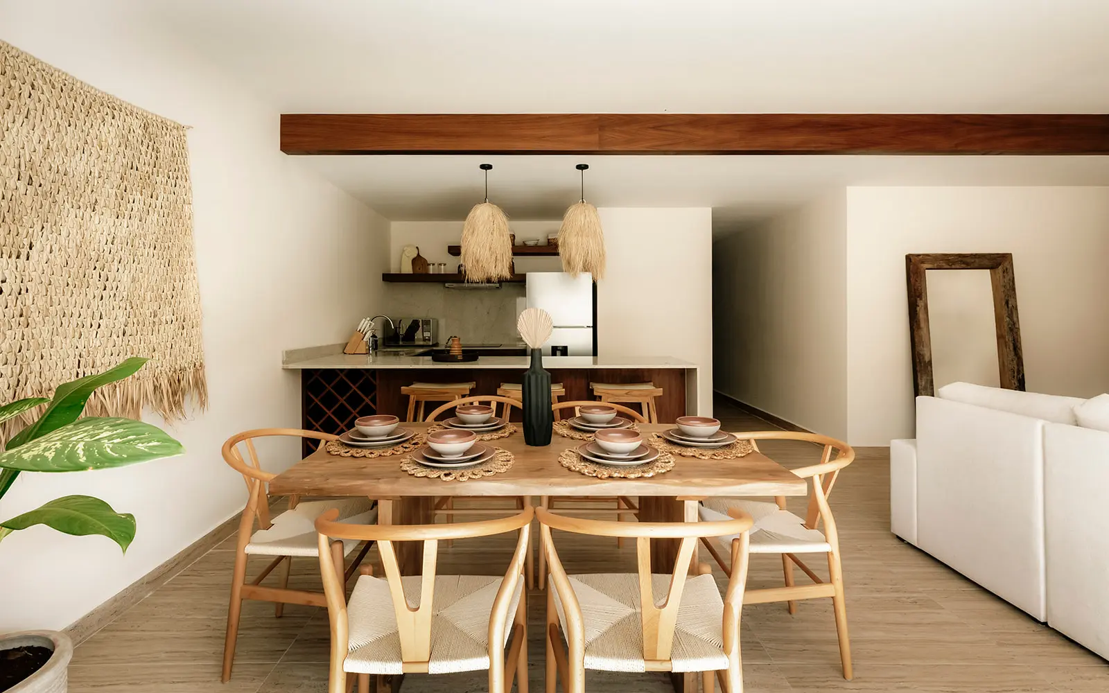 Rooftop infinity pool with jungle views at Samsara Tulum